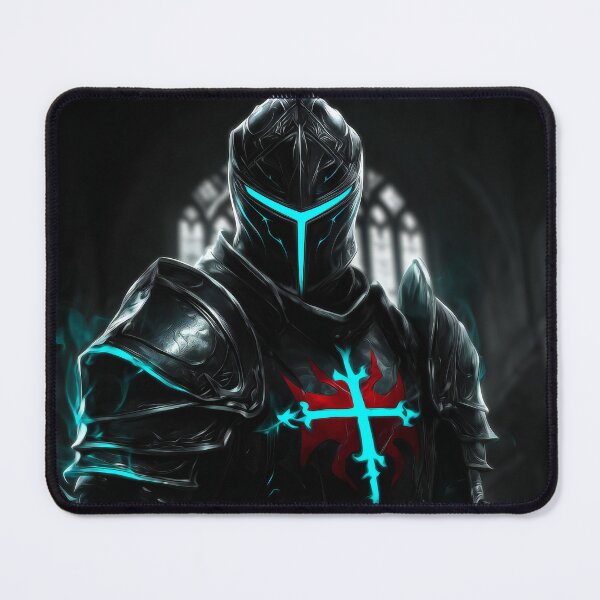 Item preview, The Cursed Crusader – Dark Gothic Knight Fantasy Art designed and sold by Skolyak.