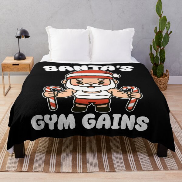 Item preview, SANTA'S GYM GAINS - CHRISTMAS SANTA CLAUS designed and sold by KEF Custom.