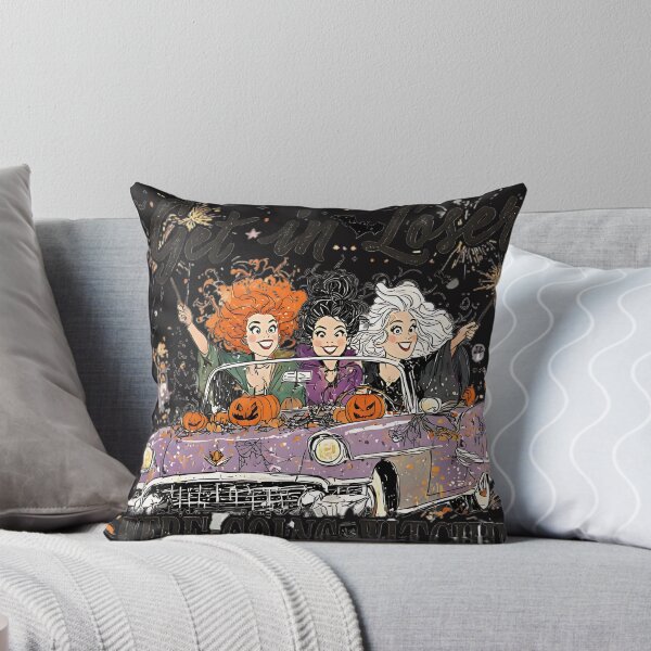 Item preview, Get in Loser We’re Going Witchin’ Shirt – Funny Retro Witches Halloween Tee designed and sold by virgiehoward.