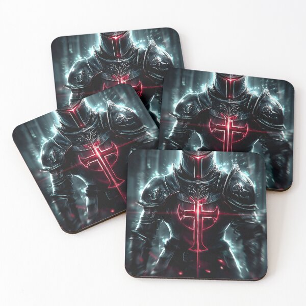 Item preview, The Blood Crusader – Dark Knight Fantasy Artwork designed and sold by Skolyak.