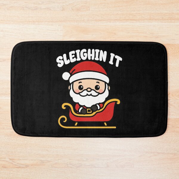 Item preview, SLEIGHIN' IT - CHRISTMAS SANTA CLAUS designed and sold by KEF Custom.
