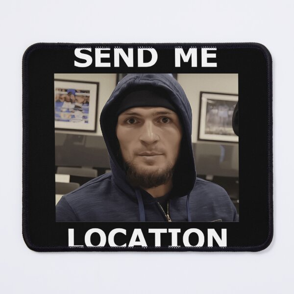 Item preview, Khabib Nurmagomedov Ufc 'Send Me Location' designed and sold by FilomenaHarber.