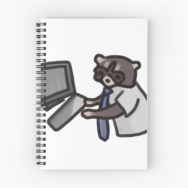Item preview, Raccoon working as a salary man designed and sold by keeksrr.