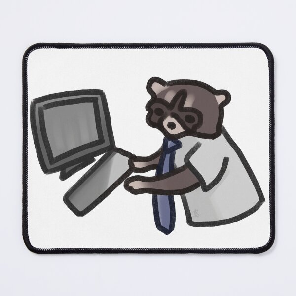 Item preview, Raccoon working as a salary man designed and sold by keeksrr.