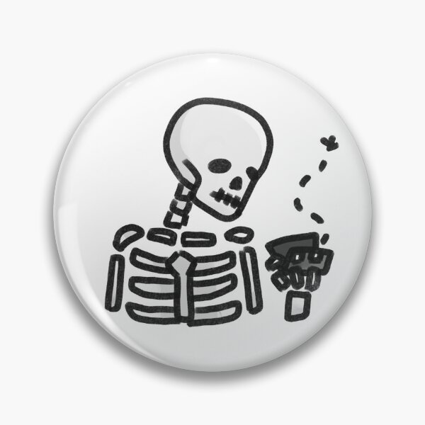 Item preview, Skeleton with an empty wallet designed and sold by keeksrr.