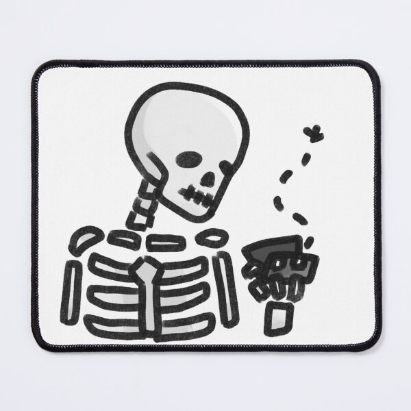 Item preview, Skeleton with an empty wallet designed and sold by keeksrr.