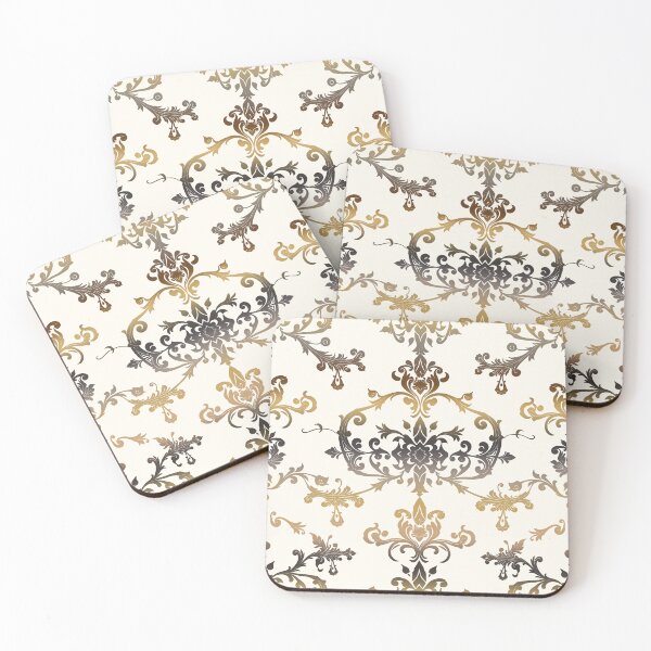 Item preview, Luxury Gold Filigree Seamless Repeat designed and sold by Sharon Schwalbe.