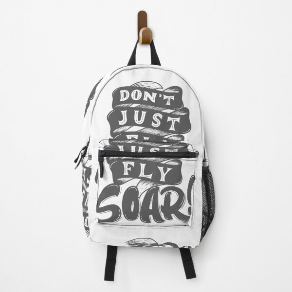 Item preview, Don't Just Fly Soar Motivational Quote designed and sold by Happyfreedom.