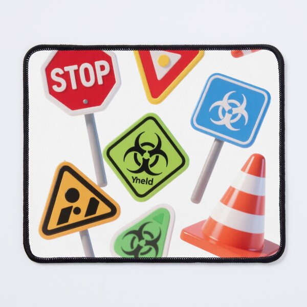Item preview, Colorful warning signs and danger symbols designed and sold by tounm.