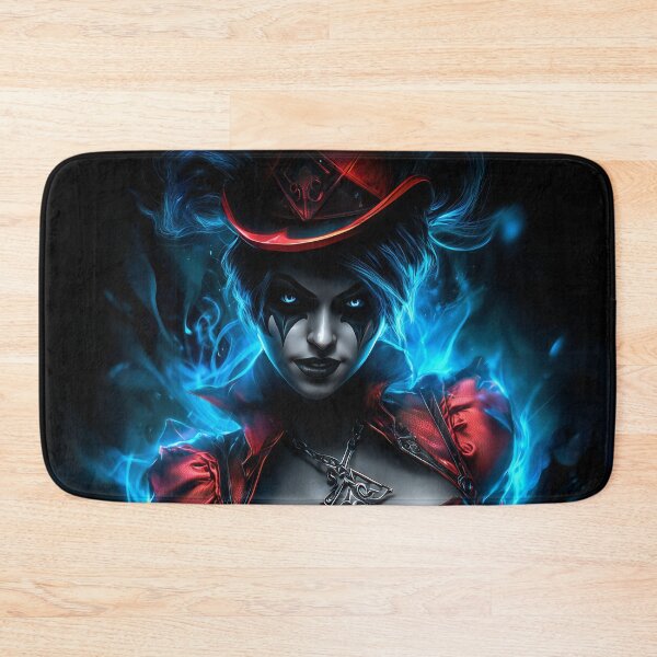 Item preview, Infernal Harlequin – Dark Carnival Sorceress Fantasy Art designed and sold by Skolyak.
