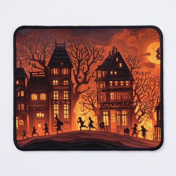 Item preview, Witching Hour in the Paper Village designed and sold by ArgentoArt.
