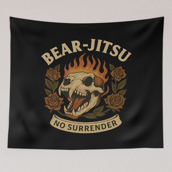 Item preview, Bear Jitsu No Looking Back designed and sold by PearlDicki.