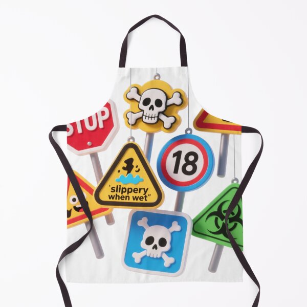 Item preview, Colorful warning signs and danger symbols designed and sold by tounm.