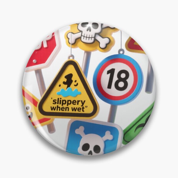 Item preview, Colorful warning signs and danger symbols designed and sold by tounm.