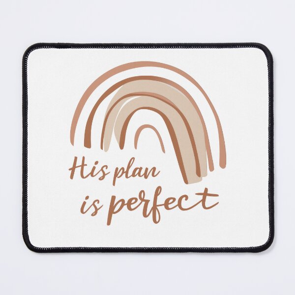 Item preview, His Plan Is Perfect Christian Boho Rainbow designed and sold by NickJenkins21.