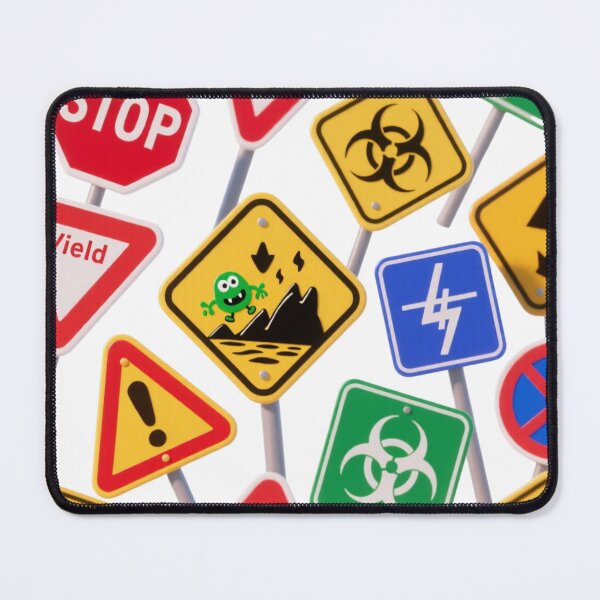 Item preview, Colorful warning signs and danger symbols designed and sold by tounm.