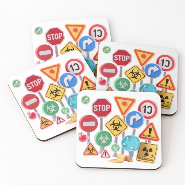 Item preview, Colorful warning signs and danger symbols designed and sold by tounm.