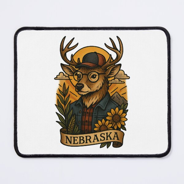 Item preview, Nebraska White-Tailed Deer | Nifty Fifty State Series designed and sold by Zippitydodads.