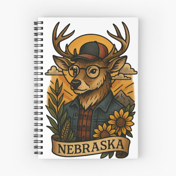 Item preview, Nebraska White-Tailed Deer | Nifty Fifty State Series designed and sold by Zippitydodads.