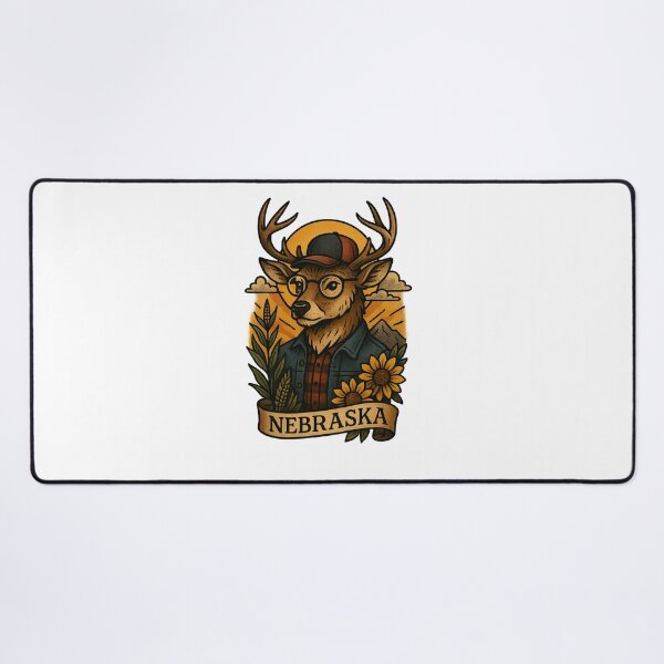 Item preview, Nebraska White-Tailed Deer | Nifty Fifty State Series designed and sold by Zippitydodads.