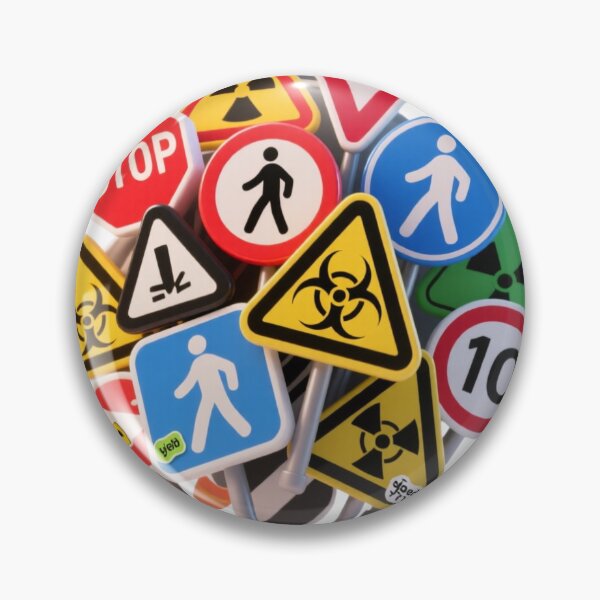 Item preview, Colorful warning signs and danger symbols designed and sold by tounm.