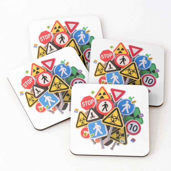 Item preview, Colorful warning signs and danger symbols designed and sold by tounm.
