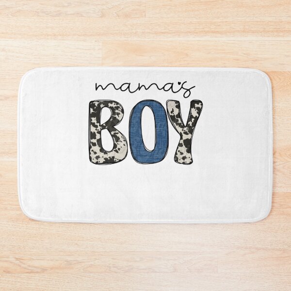 Item preview, Mama's Boy Western Cow Print Denim designed and sold by NickJenkins21.