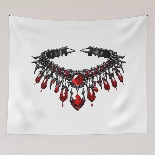 Item preview, Vampire Fang Collar – Gothic Horror Necklace Design designed and sold by Antik by Schulz.