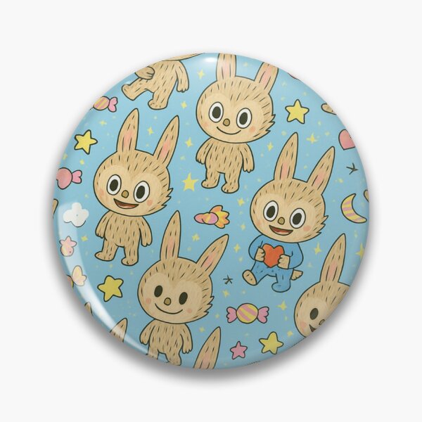 Item preview, Pop Mart Labubu Dreamland – Cute All-Over Print Pattern designed and sold by getpressedshirt.