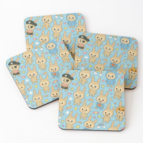 Item preview, Pop Mart Labubu Dreamland – Cute All-Over Print Pattern designed and sold by getpressedshirt.