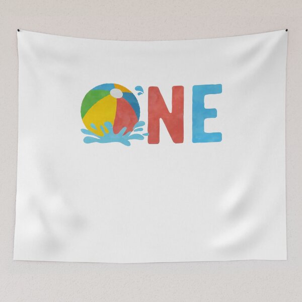 Item preview, First Birthday Beach Ball Splash ONE designed and sold by NickJenkins21.