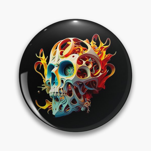 Item preview, Ethereal Evolution: Skull of Fluid Geometry designed and sold by Dominik1994.