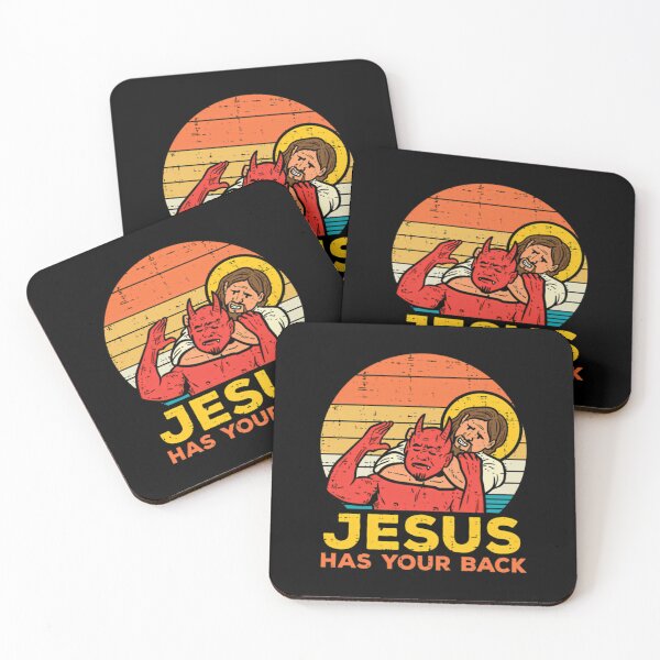 Item preview, Jesus Has Your Back Jiu Jitsu Retro Christian Men designed and sold by Maidarowns.