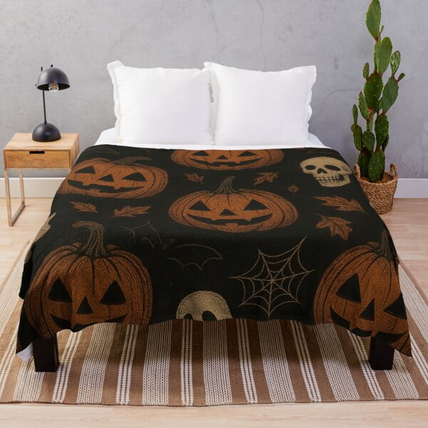 Item preview, Halloween Pumpkin Jack-o'-Lantern Pattern designed and sold by Porosenok.