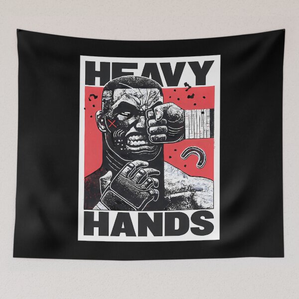 Item preview, Heavy Hands Graphic By Gian Galang designed and sold by Maidarowns.