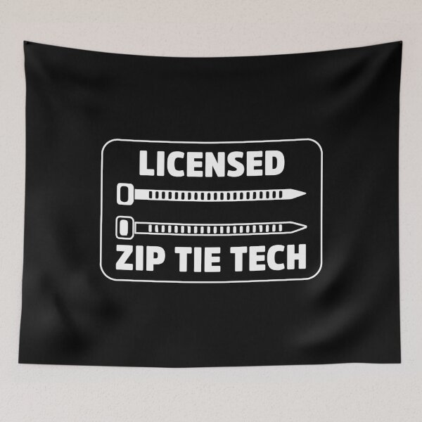Item preview, Licensed Zip Tie Tech Funny DIY Handyman Hardhat designed and sold by treasure-crafts.