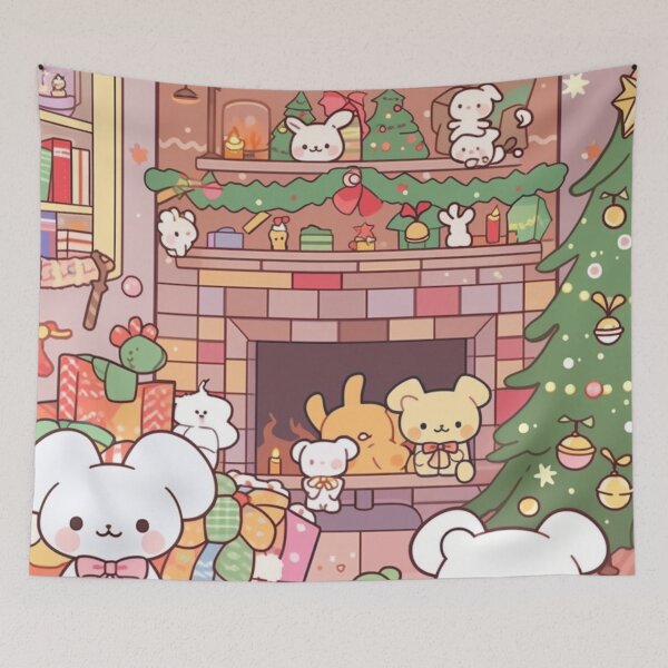 Item preview, Christmas With Bunny Fam designed and sold by jinwooo.