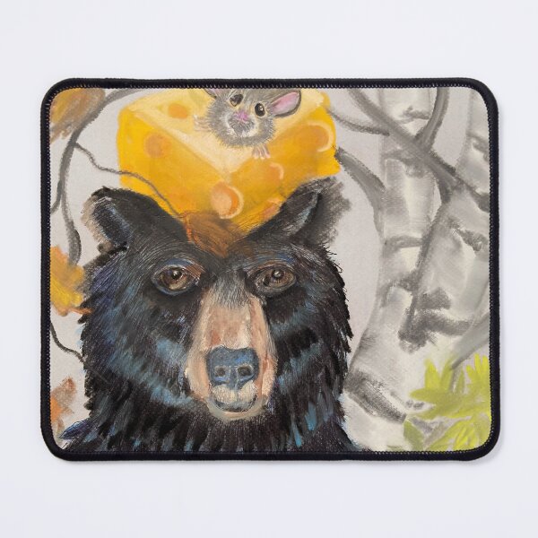 Item preview, Bear in a cheese head designed and sold by Alma Lee.