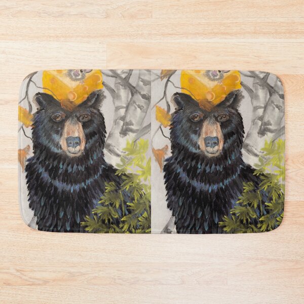 Item preview, Bear in a cheese head designed and sold by Alma Lee.