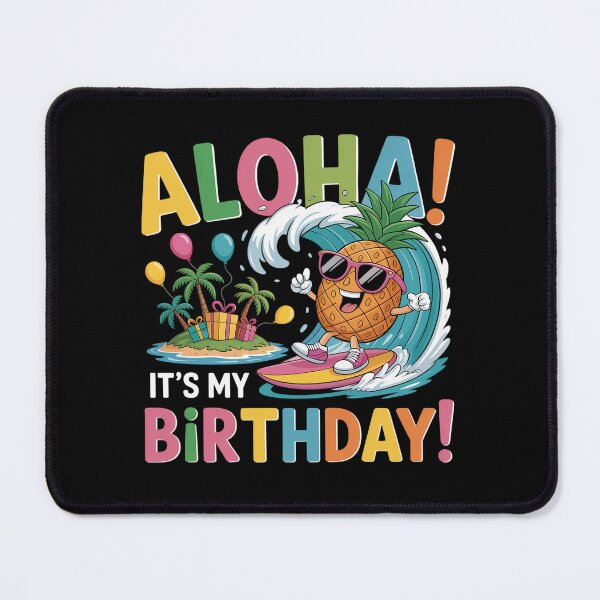Item preview, Hawaii It My Birthday Party Aloha Hawaiian Floral designed and sold by Patricsselin.