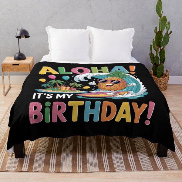 Item preview, Hawaii It My Birthday Party Aloha Hawaiian Floral designed and sold by Patricsselin.