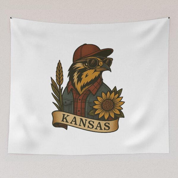Item preview, Kansas Western Meadowlark | Nifty Fifty State Series designed and sold by Zippitydodads.