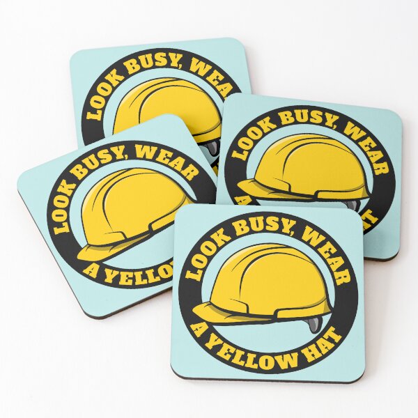 Item preview, Funny Yellow Hard Hat designed and sold by LICENSEDLEGIT.