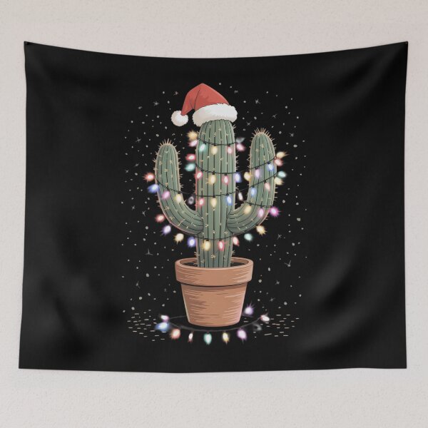 Item preview, Christmas Lights Cactus Lover Funny Xmas designed and sold by Sunset4Bones.