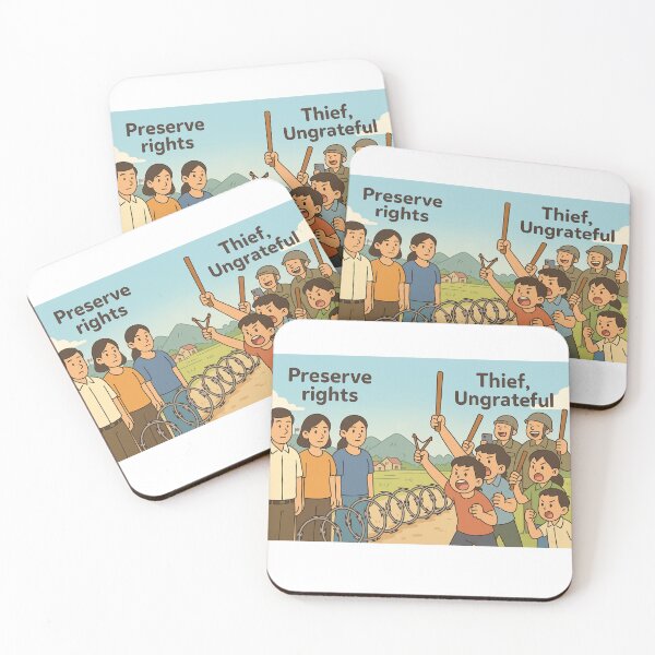 Item preview, Border Divide: Preserve Rights vs Incitement designed and sold by LaiThaiPatterns.