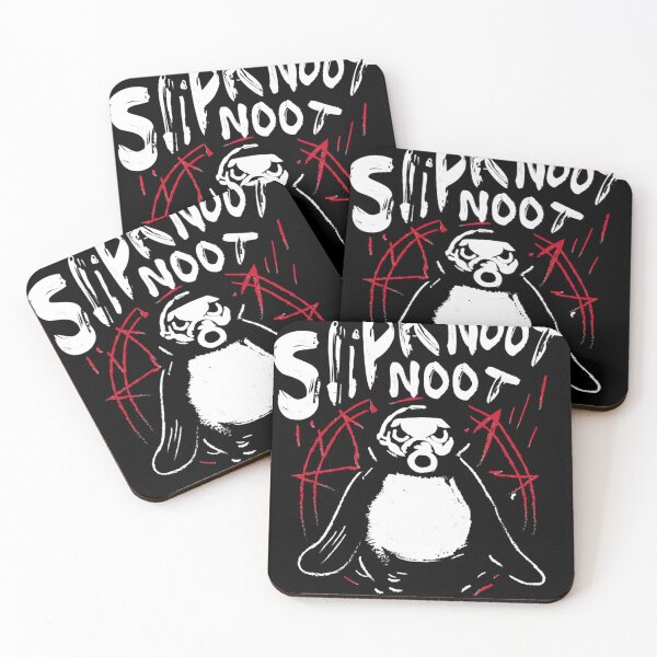 Item preview,  Slipknoot Noot Penguin Death Metal Goth Hard Rock designed and sold by GareGerla.