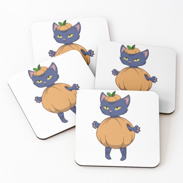 Item preview, Chibi pumpkin cat designed and sold by Cherlindria.