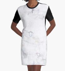 Colors of the Cosmos - Type υ Graphic T-Shirt Dress
