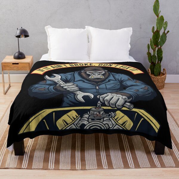 Item preview, If it ain’t broke don’t fix it | Diseño mecánico gorila taller vintage designed and sold by ALL ART .