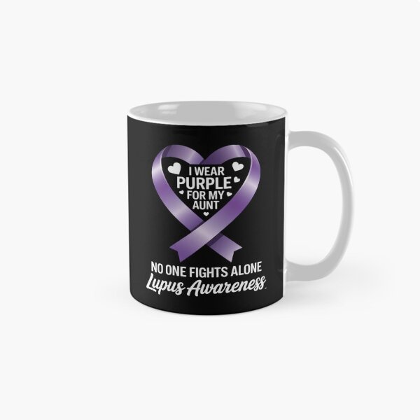 Item preview, I Wear Purple For My Aunt For Lupus Awareness Purple Ribbon designed and sold by KingsLife1994.